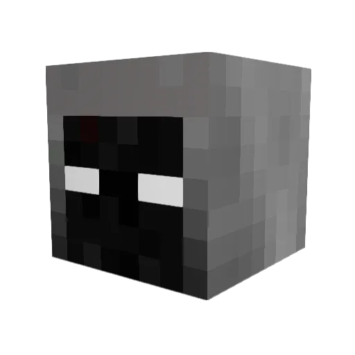Myth490 Minecraft avatar head, 3D render