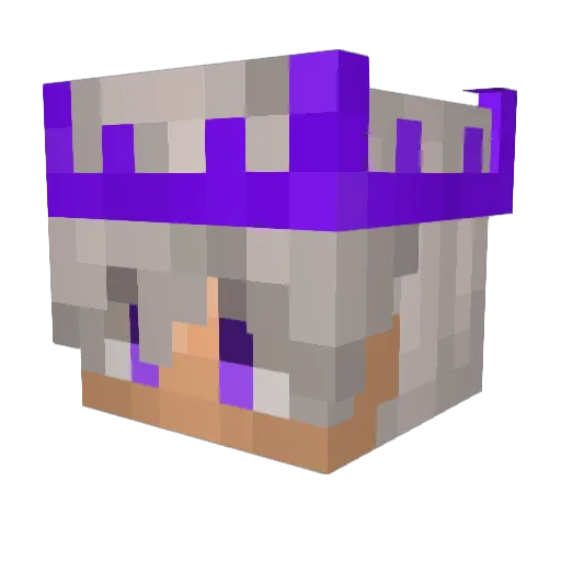 MythFear Minecraft avatar head, 3D render