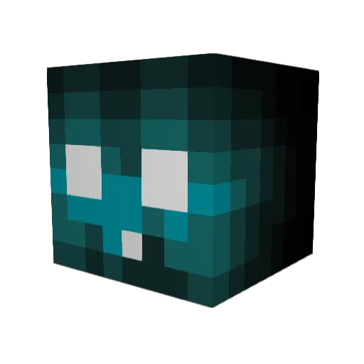 MythMaster76 Minecraft avatar head, 3D render