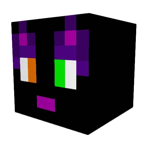 MythRek Minecraft avatar head, 3D render