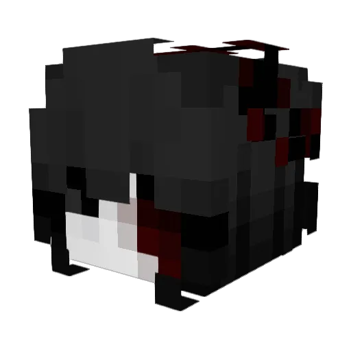 Myth_1 Minecraft avatar head, 3D render
