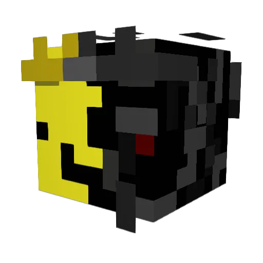 Myth_7x Minecraft avatar head, 3D render