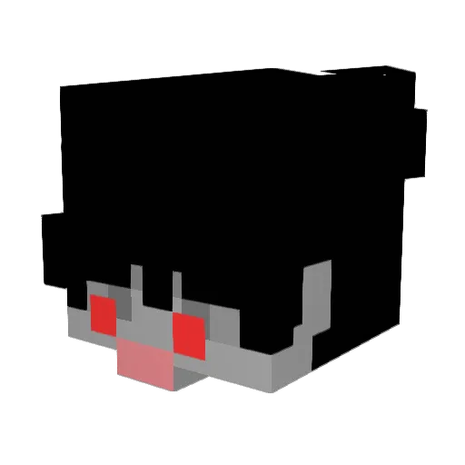 Myth_9 Minecraft avatar head, 3D render