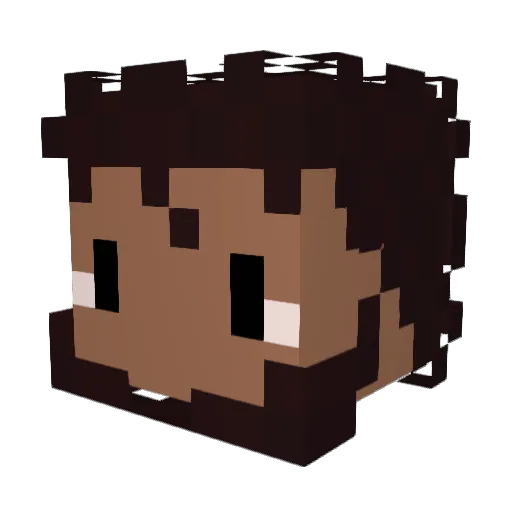 Myth_Boi Minecraft avatar head, 3D render