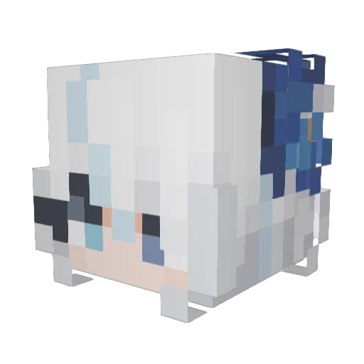 MythiKai13 Minecraft avatar head, 3D render