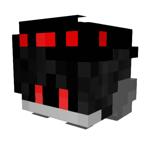 Mythias2 Minecraft avatar head, 3D render