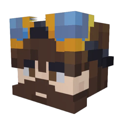MythicAlter Minecraft avatar head, 3D render
