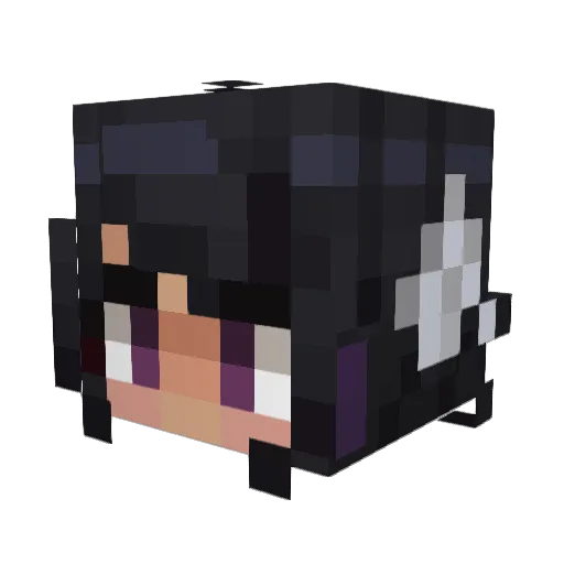 MythicAngel Minecraft avatar head, 3D render
