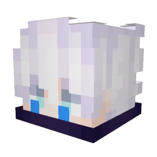 MythicDragon103 Minecraft avatar head, 3D render