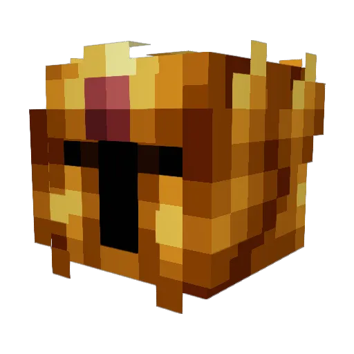 MythicFangKeeper Minecraft avatar head, 3D render