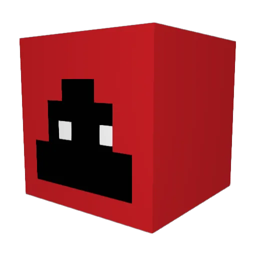MythicFuzion Minecraft avatar head, 3D render