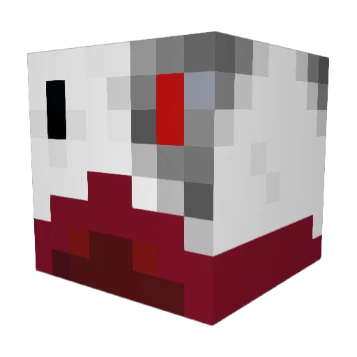 MythicHawk736 Minecraft avatar head, 3D render