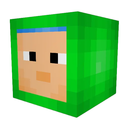 MythicMason Minecraft avatar head, 3D render