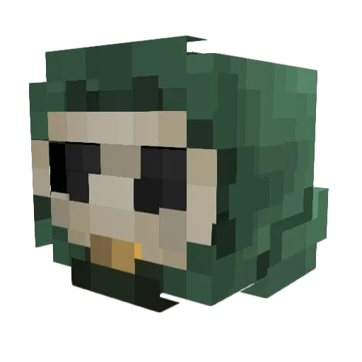 MythicMonk3y Minecraft avatar head, 3D render