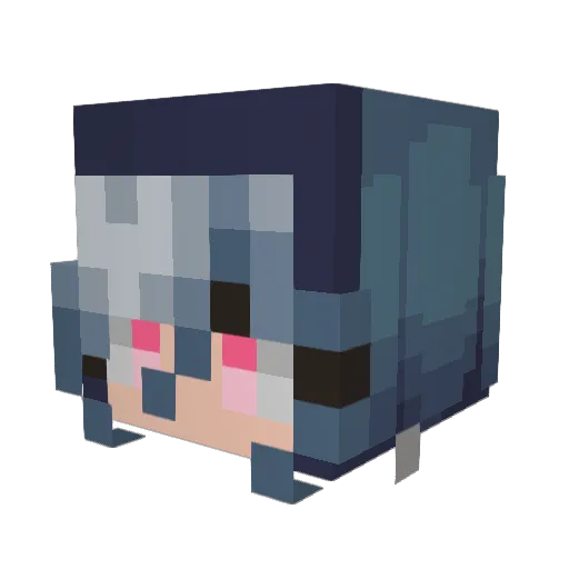 MythicPumpkin234 Minecraft avatar head, 3D render
