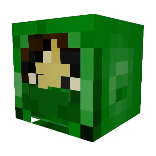 MythicRanger36 Minecraft avatar head, 3D render