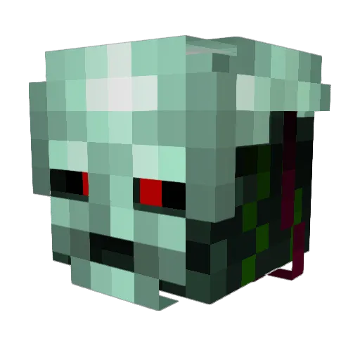MythicSlayr Minecraft avatar head, 3D render