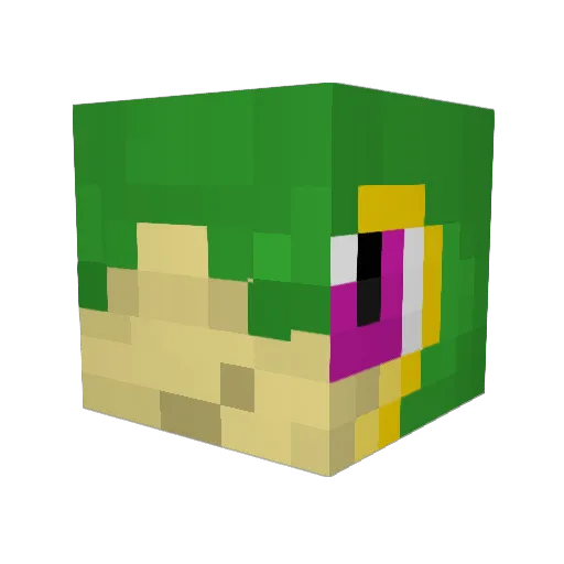 MythicSnivy Minecraft avatar head, 3D render