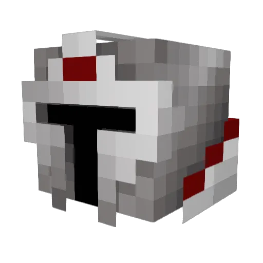 MythicWarden Minecraft avatar head, 3D render