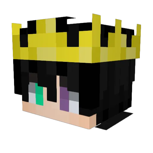 Mythic_ElvenKing Minecraft avatar head, 3D render