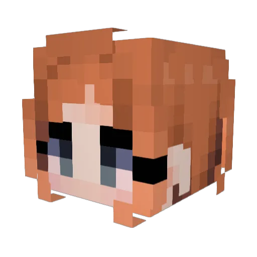 Mythic_Johnson Minecraft avatar head, 3D render