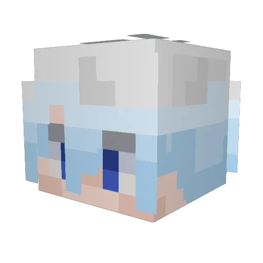 Mythic_Lore Minecraft avatar head, 3D render