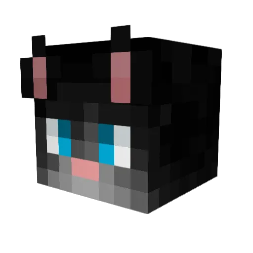 Mythica24 Minecraft avatar head, 3D render