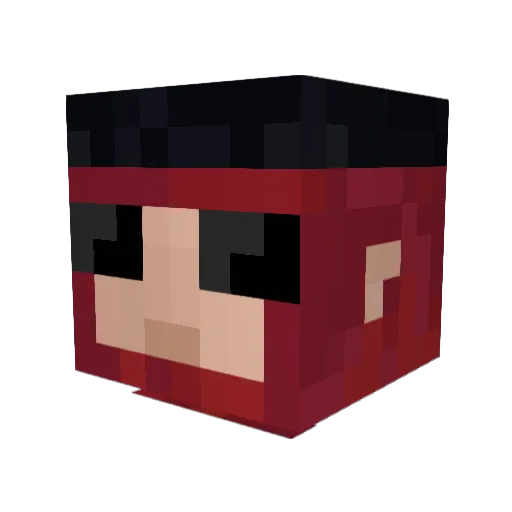 Mythical2022 Minecraft avatar head, 3D render