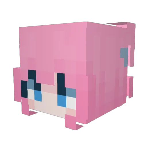Mythical313 Minecraft avatar head, 3D render