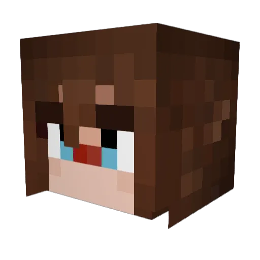 MythicalGriffy Minecraft avatar head, 3D render