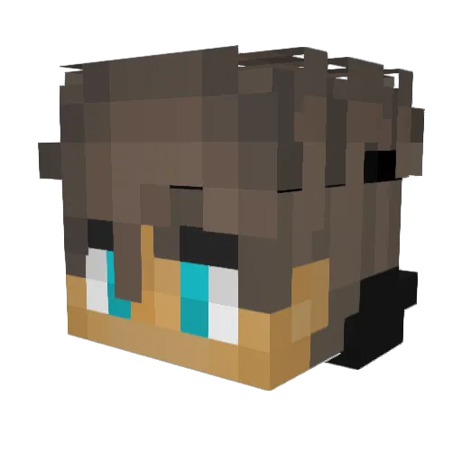 MythicalLapis Minecraft avatar head, 3D render