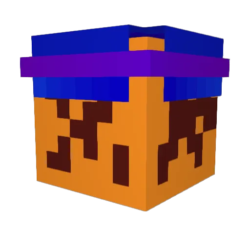 MythicalWrath Minecraft avatar head, 3D render