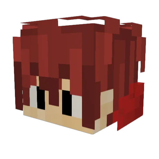 Mythical_Aidman Minecraft avatar head, 3D render