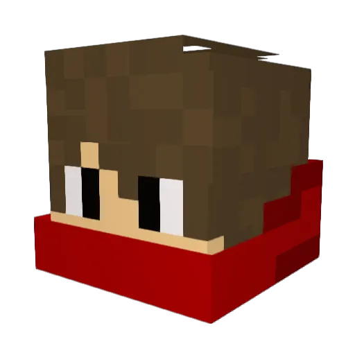 Mythical_Eagle Minecraft avatar head, 3D render