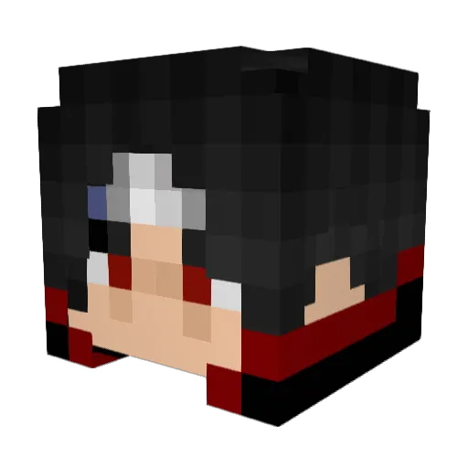 Mythical_Ender Minecraft avatar head, 3D render