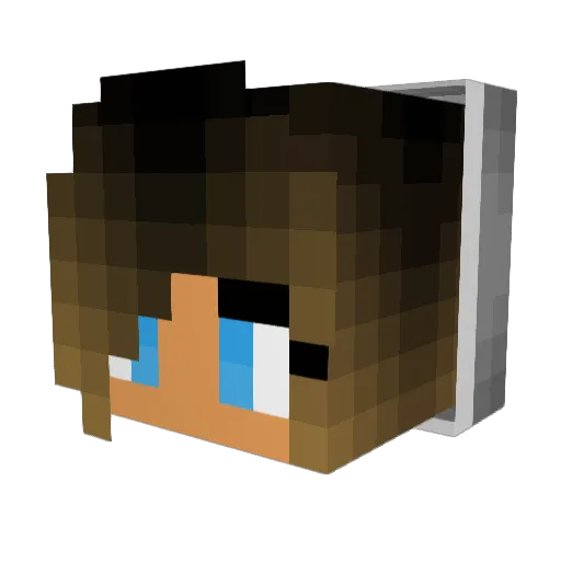 Mythical_Fighter Minecraft avatar head, 3D render