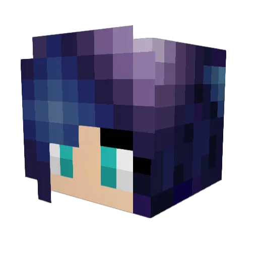 Mythical_Mayhem Minecraft avatar head, 3D render