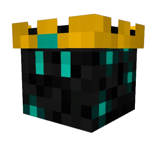 Mythical__ Minecraft avatar head, 3D render