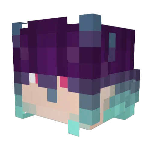 Mythical__Mira Minecraft avatar head, 3D render
