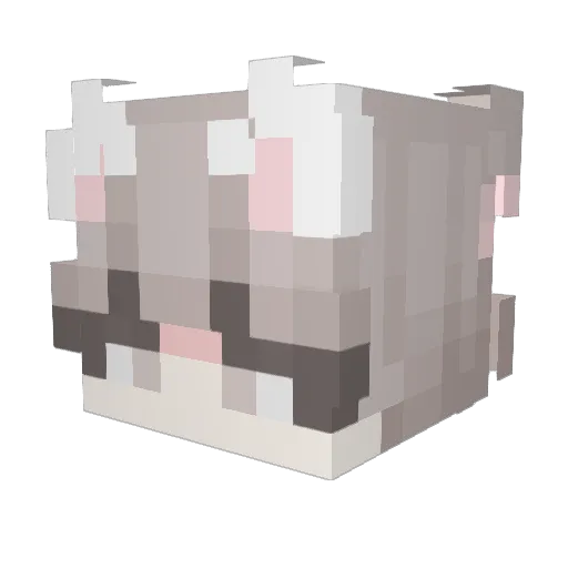 Mythical_noodles Minecraft avatar head, 3D render