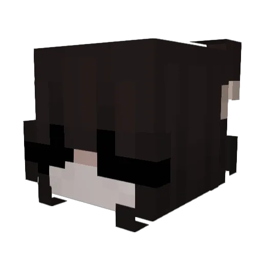 Mythist_ Minecraft avatar head, 3D render
