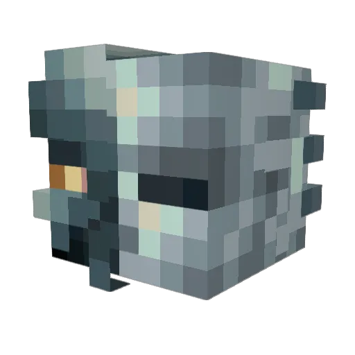 Mythlyn Minecraft avatar head, 3D render