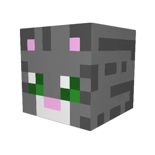 MythologyStar Minecraft avatar head, 3D render