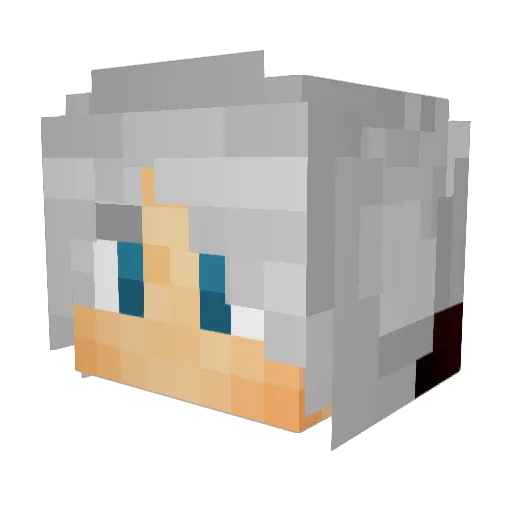 MythosIV Minecraft avatar head, 3D render