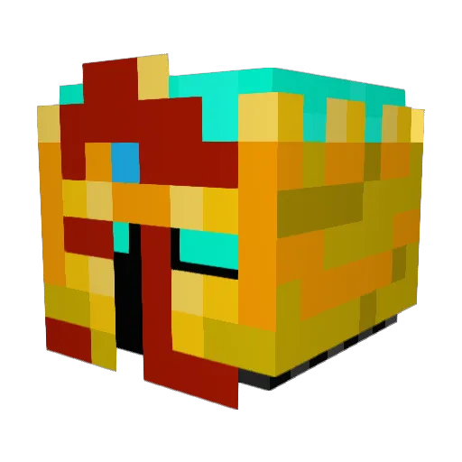 MythrilGears Minecraft avatar head, 3D render