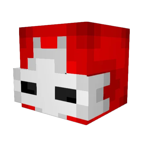 Mythwyn Minecraft avatar head, 3D render