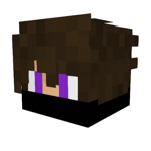 Mytic_2 Minecraft avatar head, 3D render