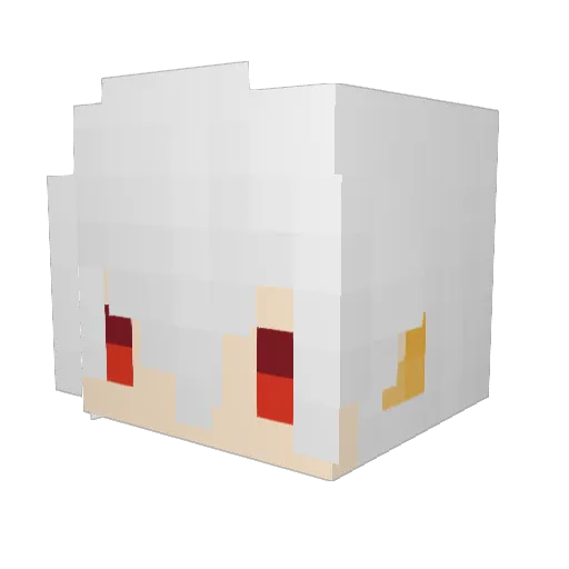 Mytthrandhyr Minecraft avatar head, 3D render
