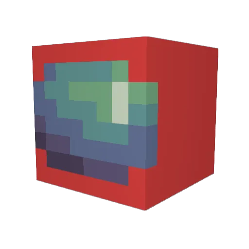Myunggyun Minecraft avatar head, 3D render