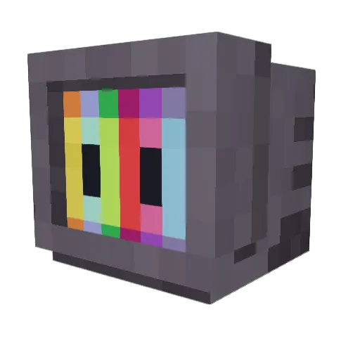 Myusik01 Minecraft avatar head, 3D render